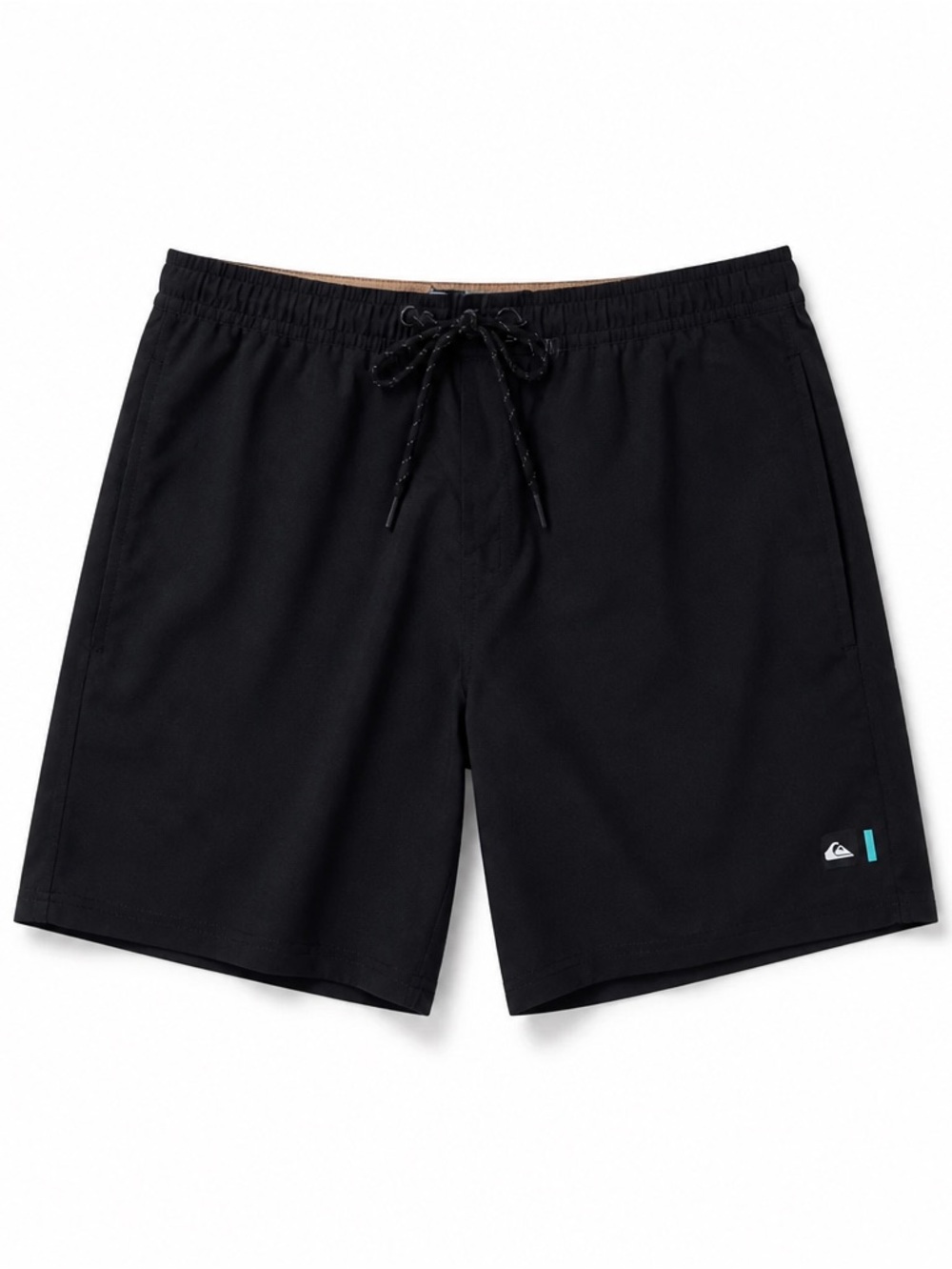 Quiksilver Black Swim Trunks with Drawstring